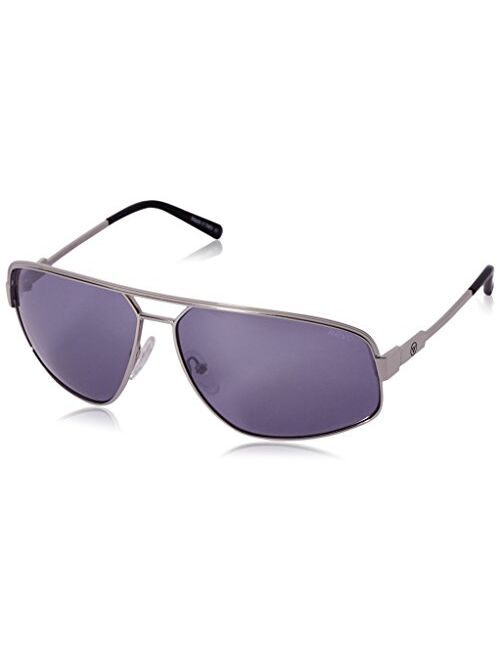 Revo Sunglasses Revo Men's Unisex Collection Stargazer Aviator Polarized Sunglasses, Chrome Frame