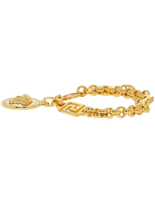 Versace Gold Greek Key Bracelet