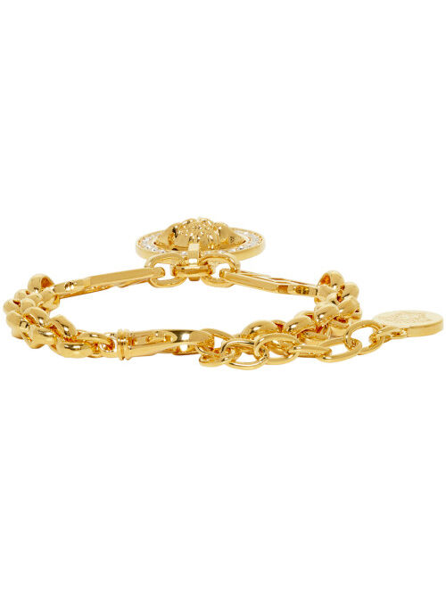 Versace Gold Greek Key Bracelet
