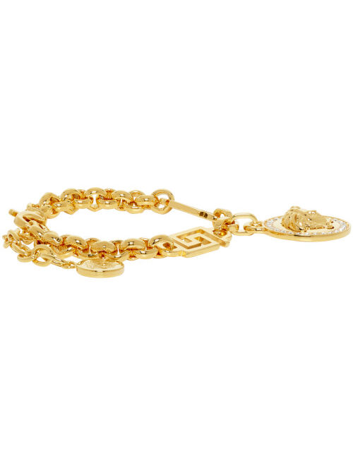 Versace Gold Greek Key Bracelet