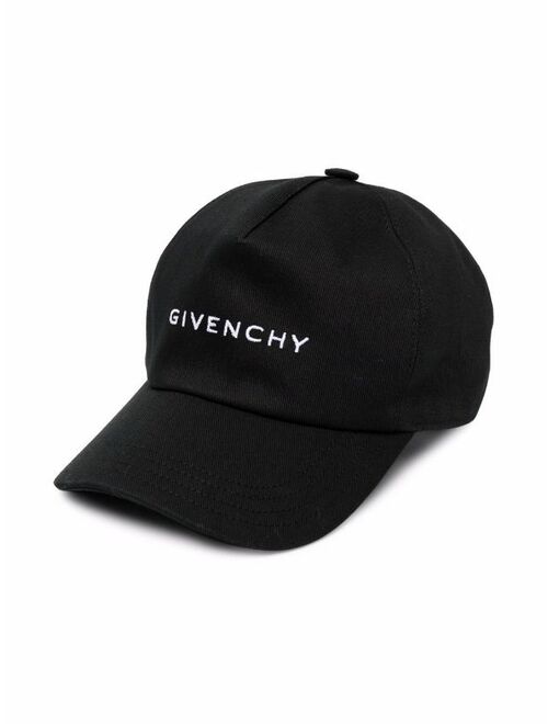 Givenchy Kids logo-embroidered cotton cap