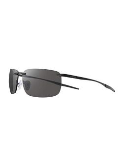 Sunglasses Descend Z: Polarized Rimless Lens with Stainless Steel Arms