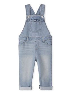 baby-girls The Children's Place Baby and Toddler Girls Ruffle Overalls