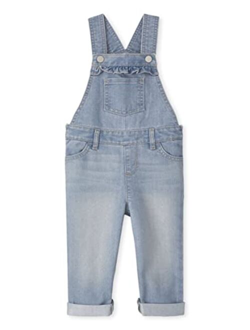 The Children's Place baby-girls The Children's Place Baby and Toddler Girls Ruffle Overalls