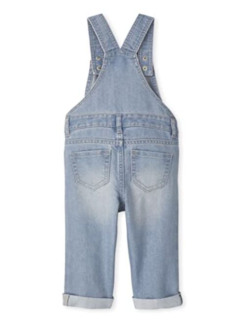The Children's Place baby-girls The Children's Place Baby and Toddler Girls Ruffle Overalls
