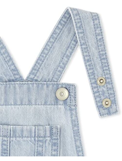 The Children's Place baby-girls The Children's Place Baby and Toddler Girls Denim Overalls