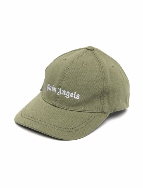 Palm Angels Kids logo-embroidered cotton baseball cap