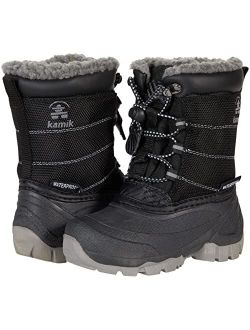 Kids Rapha Unisex Leather Waterproof Slip on Adjustable Snow Boot