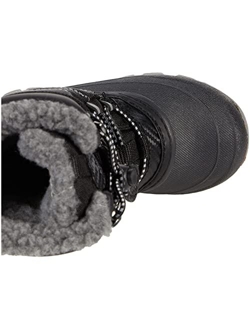 Kamik Kids Rapha Unisex Leather Waterproof Slip on Adjustable Snow Boot