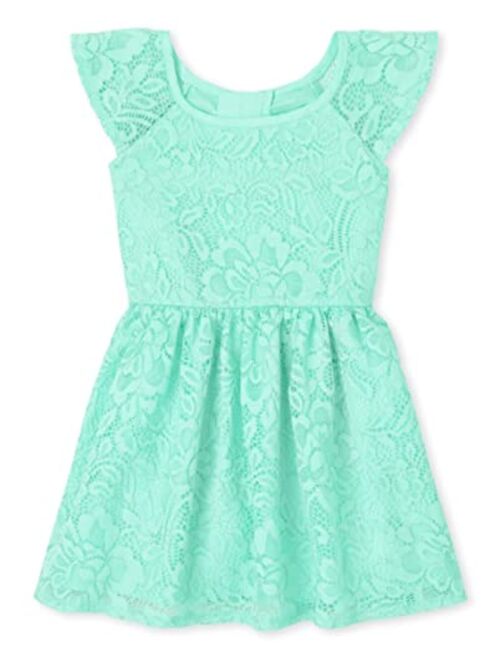 The Children's Place Baby and Toddler Girls Lace Dress