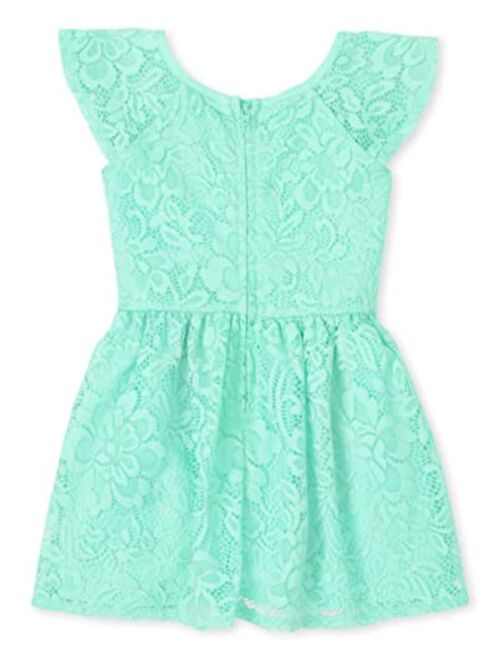 The Children's Place Baby and Toddler Girls Lace Dress