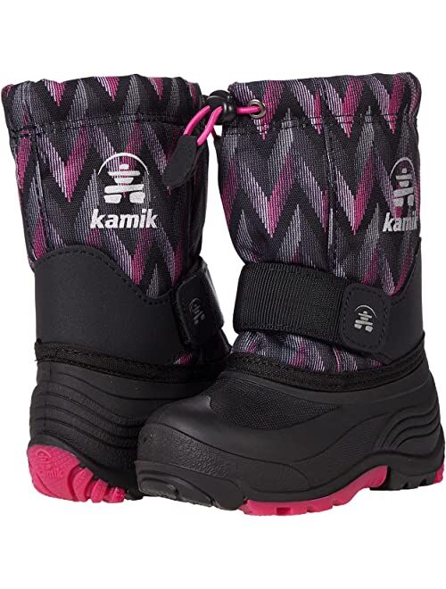Kamik Kids Rocket 2 (Toddler/Little Kid/Big Kid) Synthetic Adjustable Slip on Snow Boot
