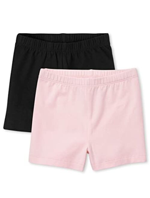 The Children's Place Baby 2 Pack and Toddler Girls Cartwheel Shorts