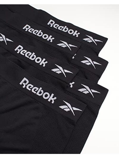 Reebok Women’s Underwear - Long Leg Seamless Slip Short Boyshorts (6 Pack)