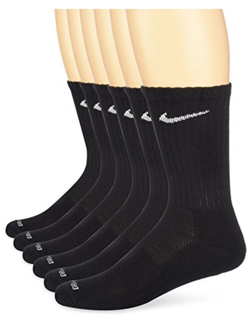 Nike Men's Dri-Fit Training Cotton Cushioned Crew Socks (6 Pair)
