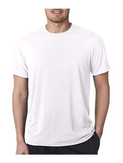 mens 100% Polyester Moisture Wicking Performance T-shirt