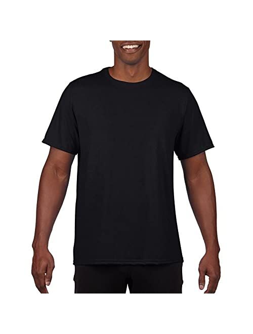 Gildan mens 100% Polyester Moisture Wicking Performance T-shirt