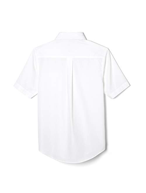 French Toast Boys' Short Sleeve Classic Poplin Dress Shirt (Standard & Husky)