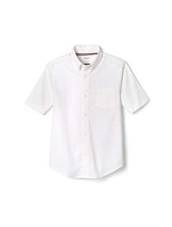 Boys' Short Sleeve Oxford Dress Shirt (Standard & Husky)