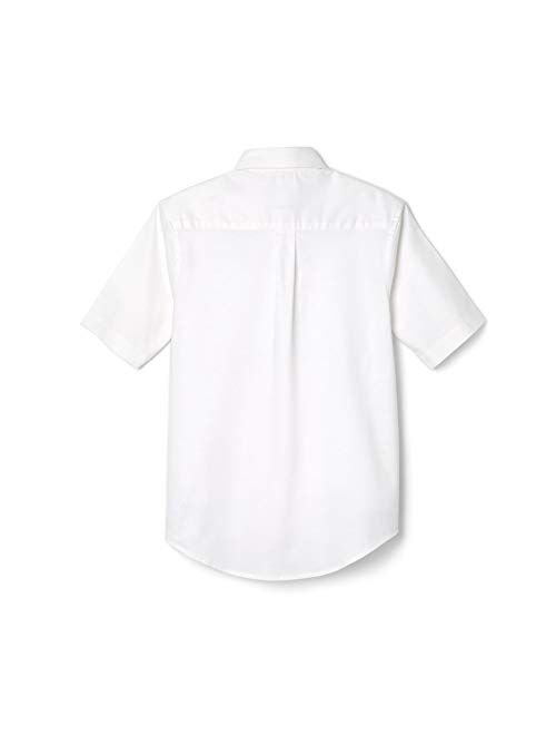 French Toast Boys' Short Sleeve Oxford Dress Shirt (Standard & Husky)