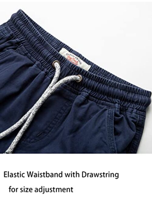 WIYOSHY Boys' Drawstring Elastic Waist Cargo Jogging Pants for Kids