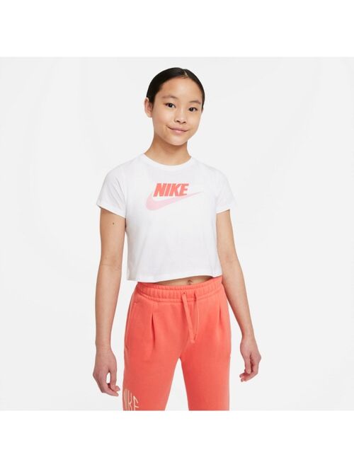 Nike Big Girls Sportswear Cropped T-shirt