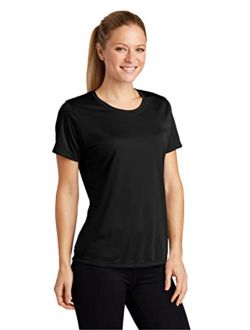 Clothe Co. Ladies Short Sleeve Moisture Wicking Athletic T-Shirt
