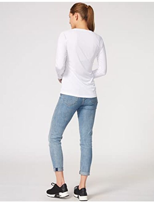 BALEAF Women's Long Sleeve Moisture Wicking T-Shirts UPF 50+ Sun Protection SPF Quick Dry Lightweight T-Shirt Outdoor Hiking Runing Fishing