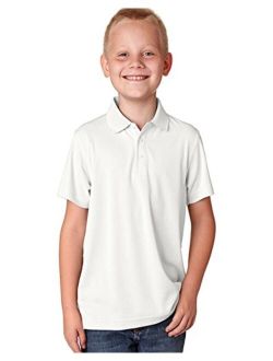 UltraClub Youth Cool & Dry Mesh Moisture Wicking Pique Polo (8210Y) T-shirt