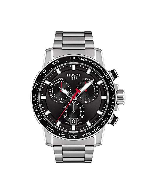 Tissot mens Supersport Chrono Stainless Steel Casual Watch Grey T1256171105100