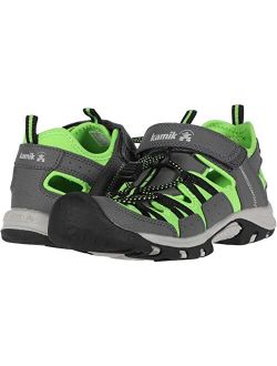 Kids Wildcat (Little Kid/Big Kid) Leather Hook and Loop Sports Sandal