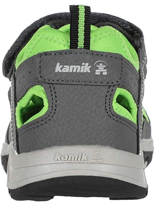 Kamik Kids Wildcat (Little Kid/Big Kid) Leather Hook and Loop Sports Sandal