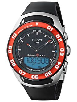 Sailing-Touch Mens Black Face Multi-Function Watch T056.420.27.051.00