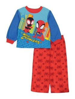 Spider-Man Toddler Boys Spiderman Pajamas, 2 Piece Set