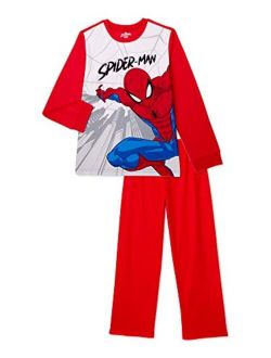 Boy's Spiderman 2 Piece Flannel Pajama Set