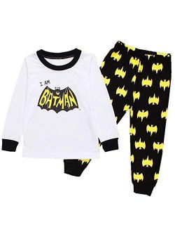 N‘aix Little Boys Super Hero Pajama Sets Cotton Sleepwear 2-7T