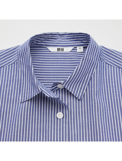 UNIQLO Cotton Striped Half-Sleeve Shirt