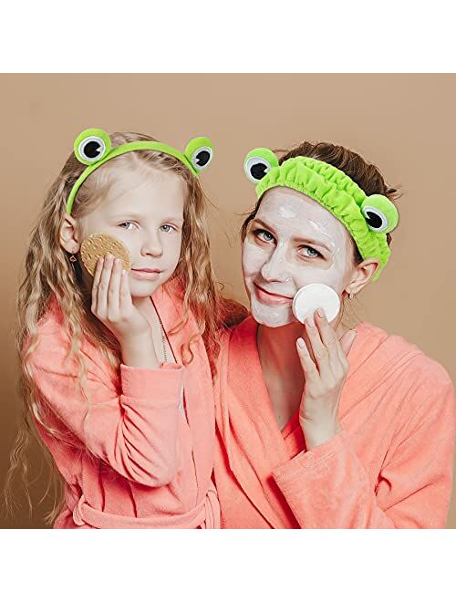 LADES Spa Headband - Women Facial Makeup Headband Coral Fleece Deer Angel Rabbit Hair Bands For Washing Face
