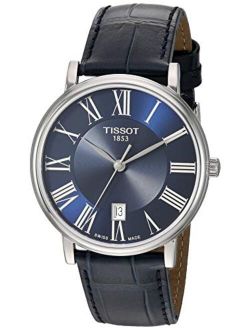 unisex-adult Carson Stainless Steel Dress Watch Blue T1224101604300