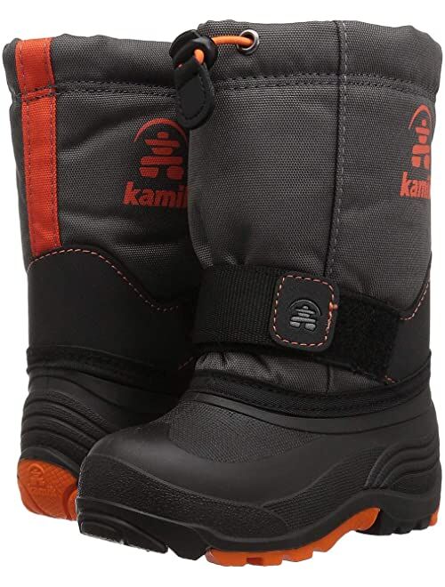 Kamik Kids Rocket (Toddler/Little Kid/Big Kid) Boys Slip on Waterproof Adjustable Snow Boot
