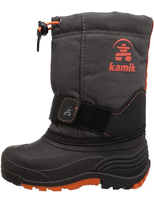 Kamik Kids Rocket (Toddler/Little Kid/Big Kid) Boys Slip on Waterproof Adjustable Snow Boot