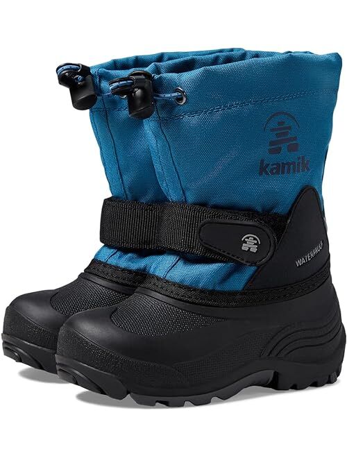 Kamik Kids Waterbug 5 (Toddler/Little Kid/Big Kid) Unisex Nylon Slip on High Top Adjustable Snow Boot