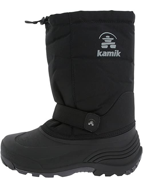 Kamik Kids Rocket (Toddler/Little Kid/Big Kid) Unisex Nylon Slip on Waterproof Snow Boot