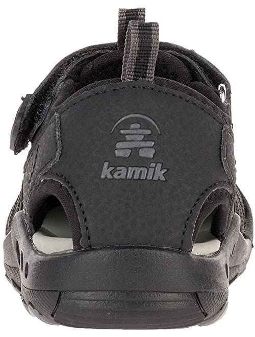 Kamik Kids Crab (Toddler/Little Kid/Big Kid) Boys Adjustable Hook and Loop Sandal