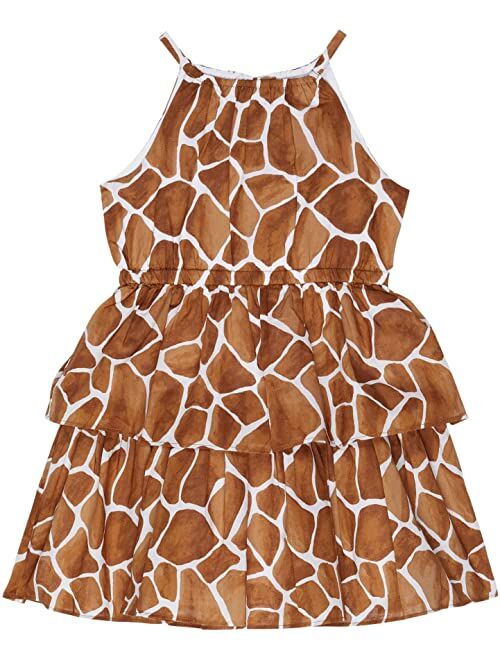 Janie and Jack Giraffe Print Dress (Toddler/Little Kids/Big Kids)