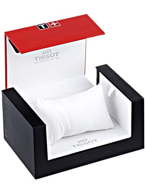 Tissot unisex-adult Visodate Stainless Steel Dress Watch Brown T1184103627700