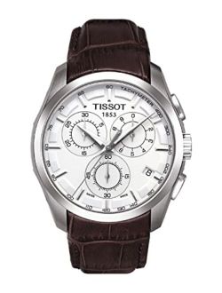 mens Couturier Chrono Quartz stainless-steel Dress Watch Brown T0356171603100