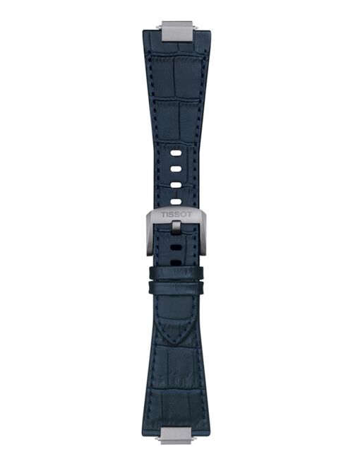 Tissot Men's PRX Blue Leather Strap Watch 40mm