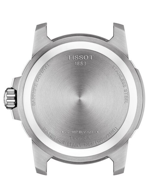 Tissot Men's Swiss Supersport Stainless Steel Bracelet Watch 44mm