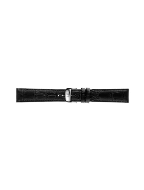 Tissot Men's Swiss Automatic Tradition Powermatic 80 Open Heart Black Leather Strap Watch 40mm T0639071605800